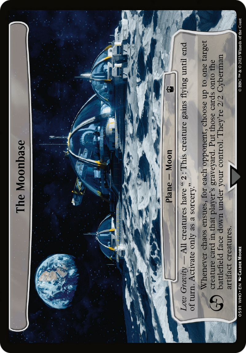 (Oversized Plane) The Moonbase [Doctor Who Planes]