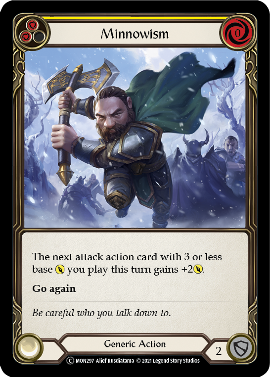 Minnowism (Yellow) [U-MON297-RF] (Monarch Unlimited) Unlimited Rainbow Foil