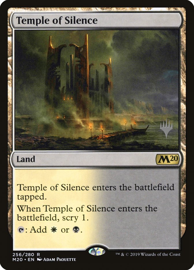 Temple of Silence (Promo Pack) [Core Set 2020 Promo Pack]