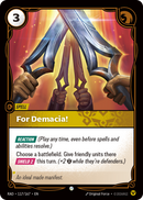 front of card For Demacia! [Radiance] 117/167