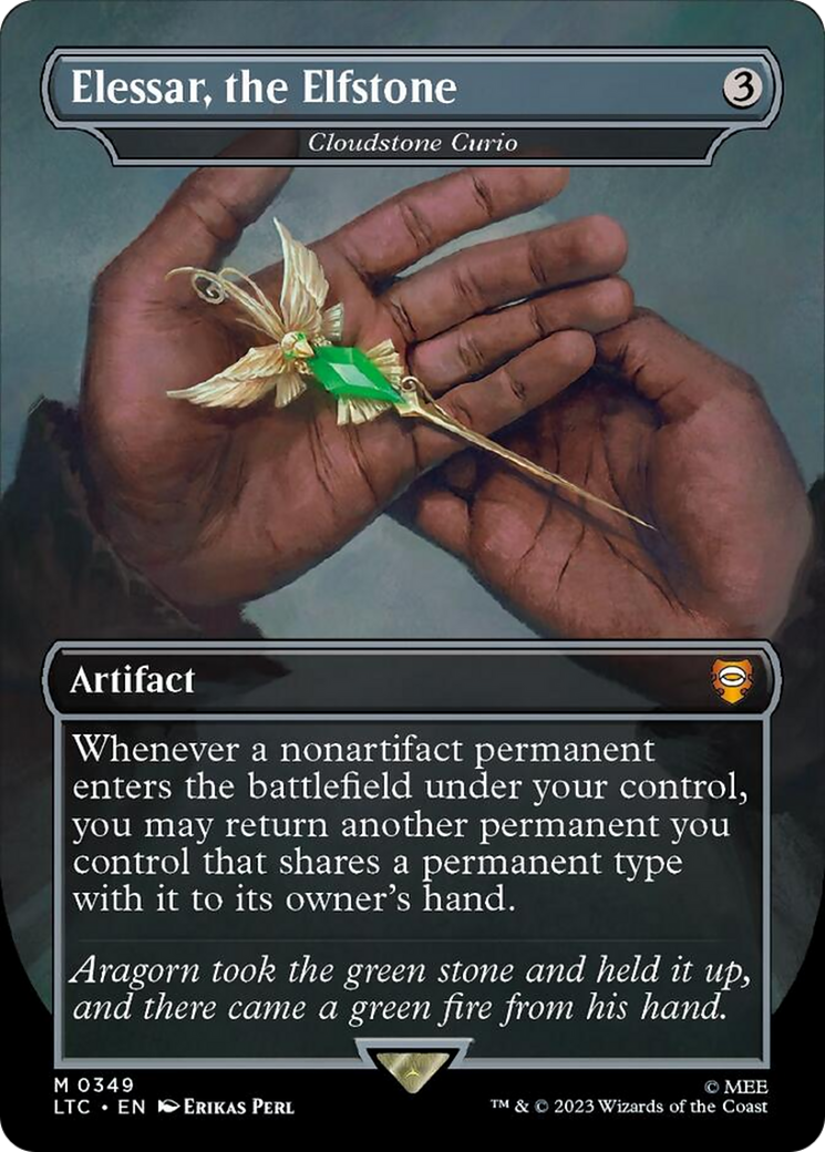 Elessar, the Elfstone - Cloudstone Curio [The Lord of the Rings: Tales of Middle-Earth Commander]