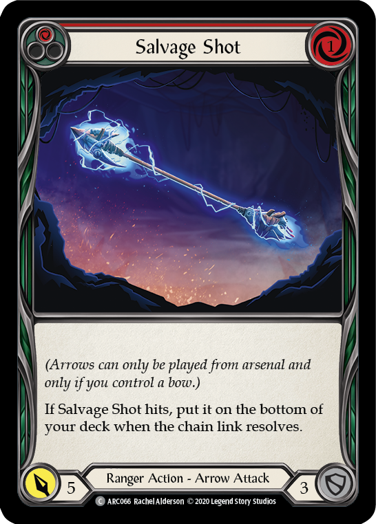 Salvage Shot (Red) [U-ARC066] (Arcane Rising Unlimited) Unlimited Normal