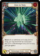 Zero to Sixty (Blue) [U-ARC028] (Arcane Rising Unlimited) Unlimited Normal