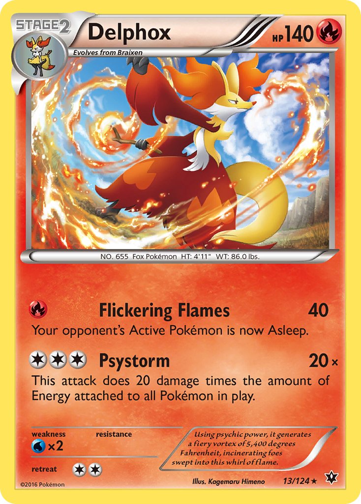Delphox (13/124) (XY: Fates Collide) [Theme Deck Exclusive]