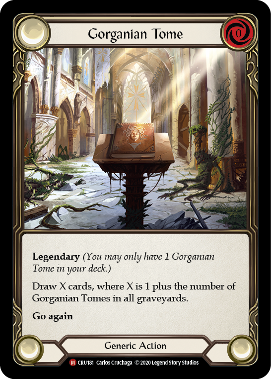 Gorganian Tome [CRU181] (Crucible of War) 1st Edition Normal