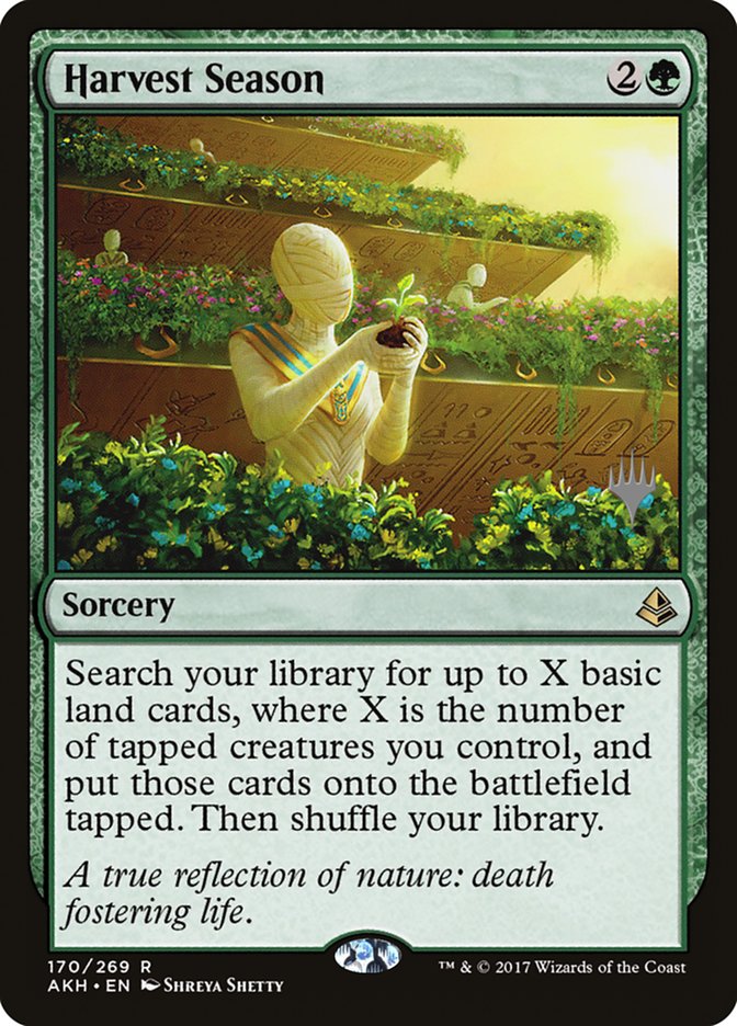 Harvest Season (Promo Pack) [Amonkhet Promo Pack]