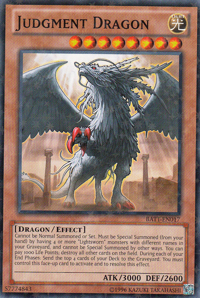 Judgment Dragon [BATT-EN017] (Promo) Starfoil Rare
