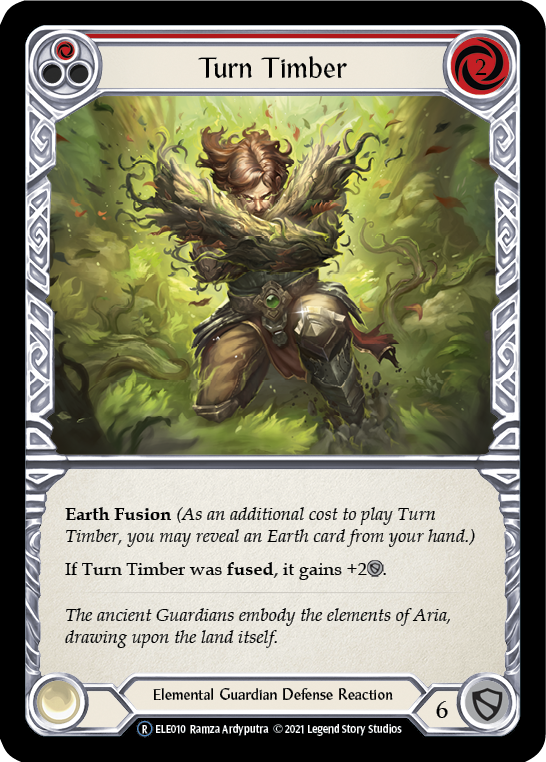 Turn Timber (Red) [U-ELE010] (Tales of Aria Unlimited) Unlimited Rainbow Foil
