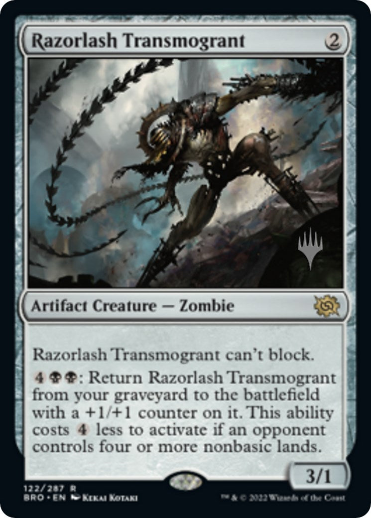 Razorlash Transmogrant (Promo Pack) [The Brothers' War Promo Pack]