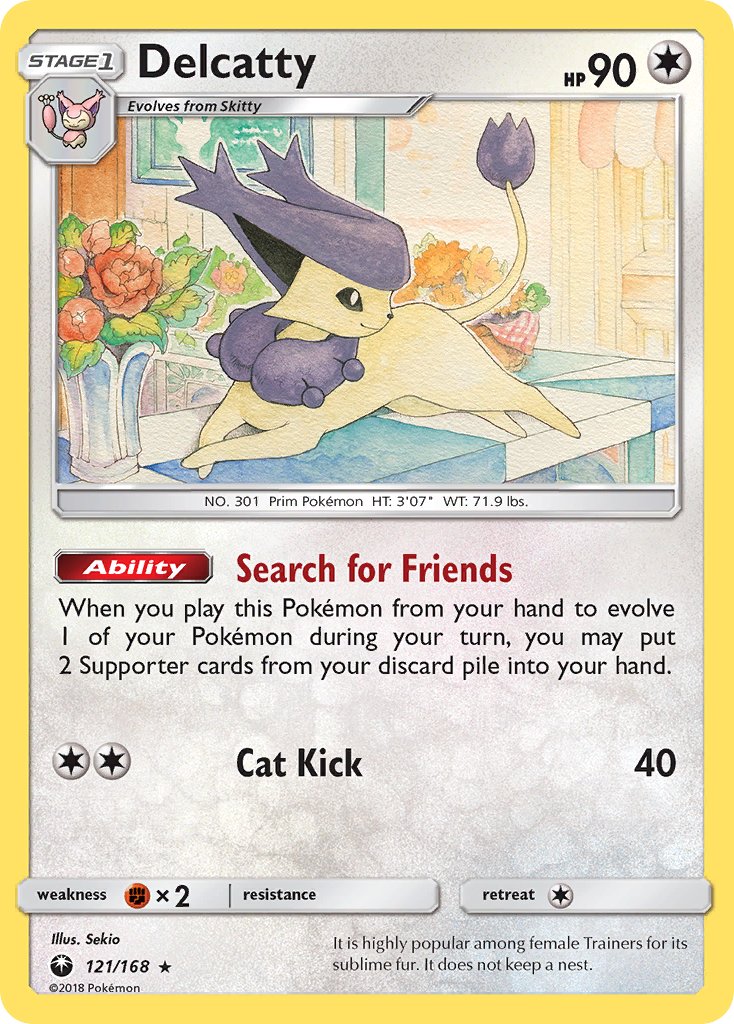Delcatty (121/168) (Sun & Moon: Celestial Storm) [Theme Deck Exclusive]