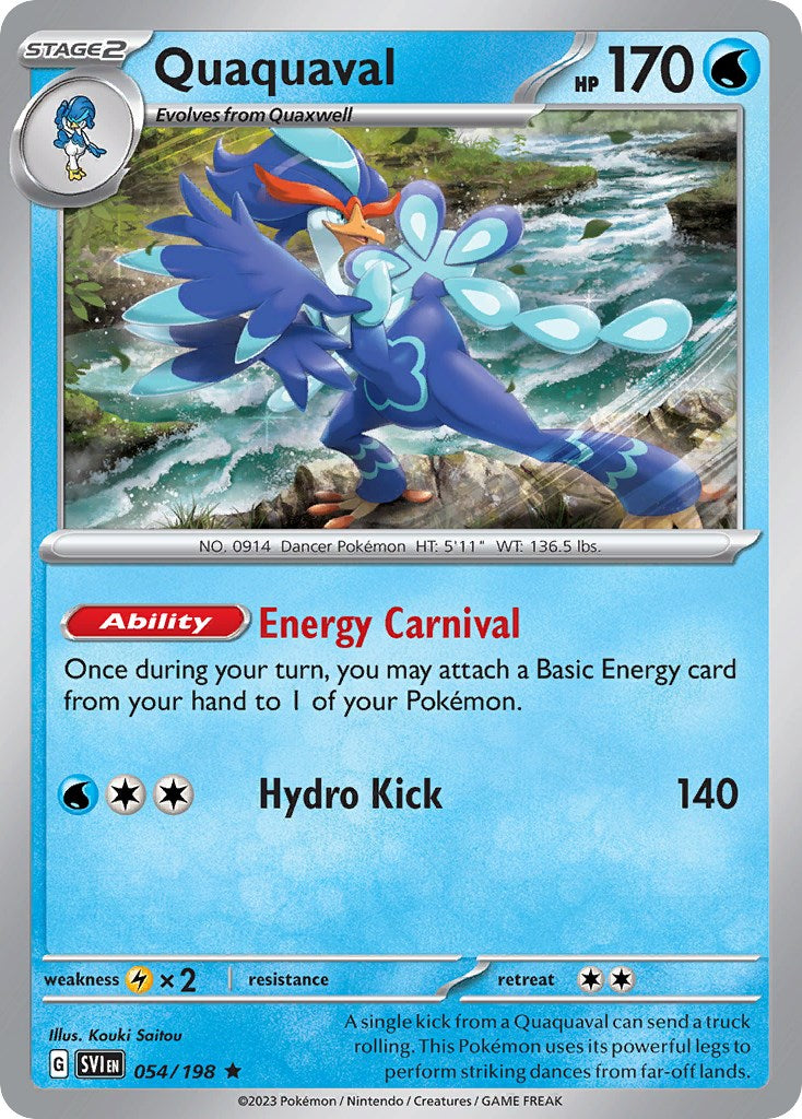 Quaquaval (054/198) (Scarlet & Violet: Base Set) [Theme Deck Exclusive]