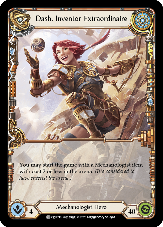 Dash, Inventor Extraordinaire [CRU098] (Crucible of War) 1st Edition Normal