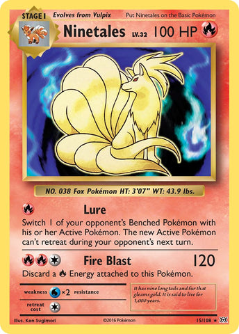 Ninetales (15/108) (XY: Evolutions) [Theme Deck Exclusive]