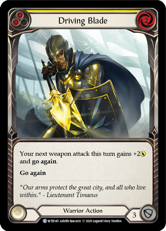 Driving Blade (Yellow) [U-WTR145] (Welcome to Rathe Unlimited) Unlimited Normal