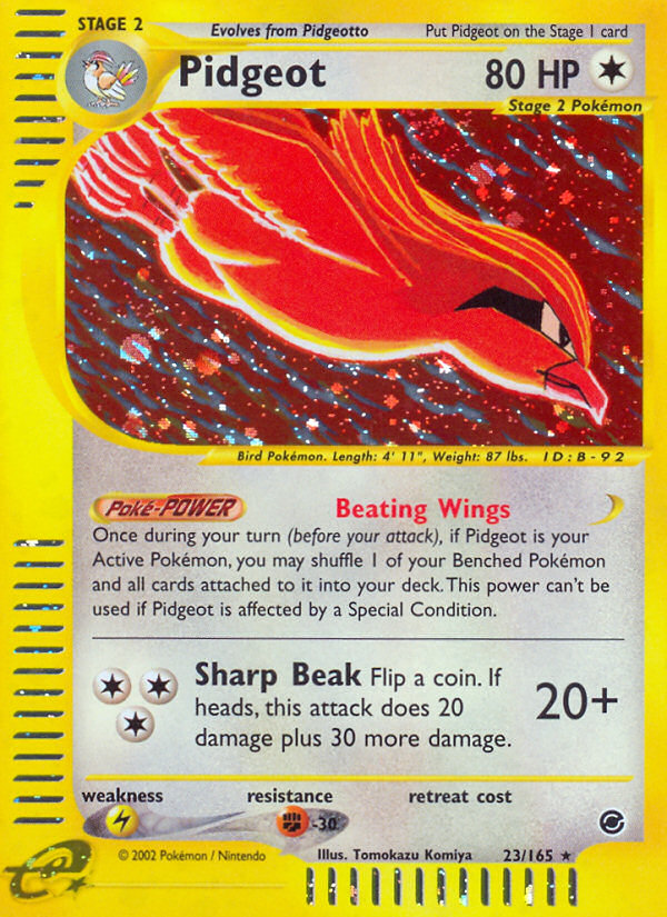 Pidgeot (23/165) [Expedition: E-Card Base Set]
