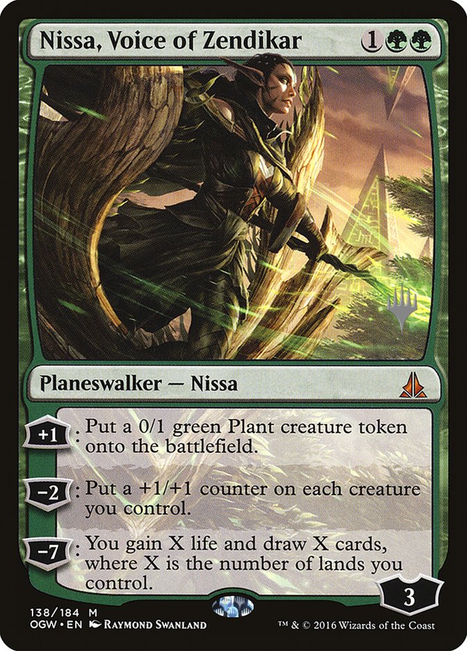 Nissa, Voice of Zendikar (Promo Pack) [Oath of the Gatewatch Promo Pack]