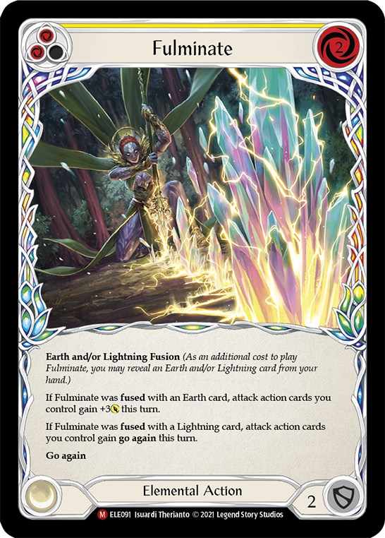Fulminate [ELE091] (Tales of Aria) 1st Edition Rainbow Foil