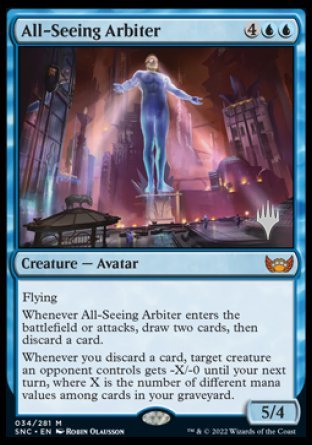 All-Seeing Arbiter (Promo Pack) [Streets of New Capenna Promo Pack]