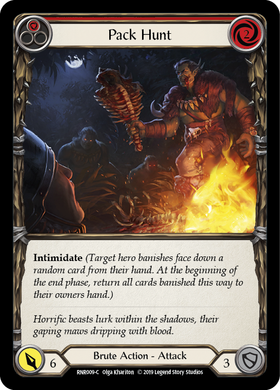 Pack Hunt (Red) [RNR009-C] (Rhinar Hero Deck) 1st Edition Normal