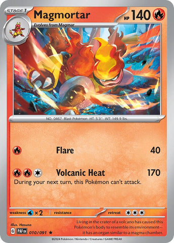 Magmortar (010/091) (Scarlet & Violet: Paldean Fates) [Theme Deck Exclusive]