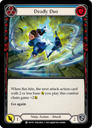 Deadly Duo (Blue) [OUT073] (Outsiders) Rainbow Foil