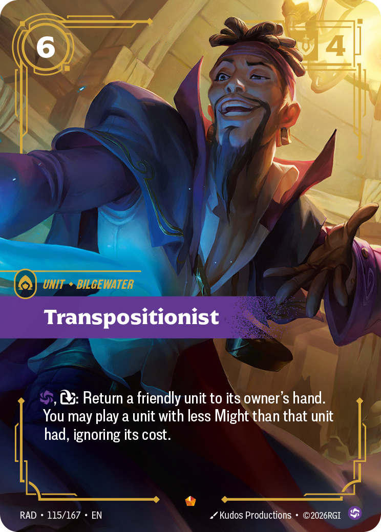 front of card Transpositionist [Radiance] 115/167