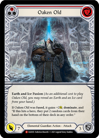 Oaken Old [ELE005] (Tales of Aria) 1st Edition Rainbow Foil