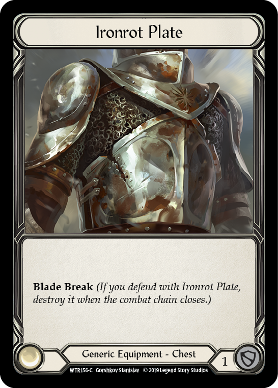 Ironrot Plate [WTR156-C] (Welcome to Rathe) Alpha Print Normal