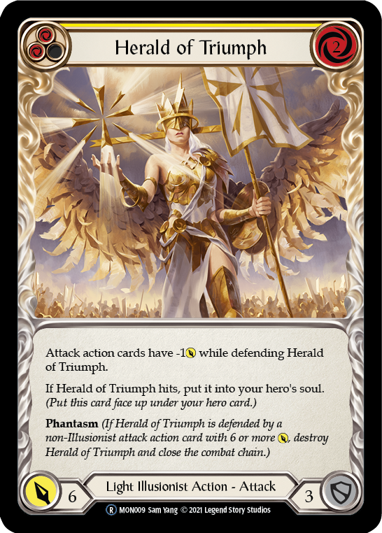 Herald of Triumph (Yellow) [U-MON009] (Monarch Unlimited) Unlimited Normal