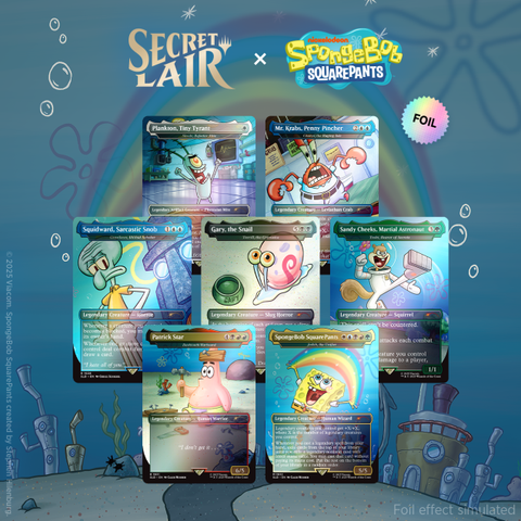 Secret Lair Drop - Spongebob Squarepants: Legends of Bikini Bottom (Rainbow Foil Edition)