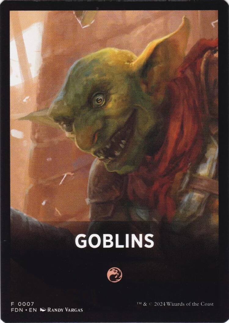 Goblins Theme Card (Main Set 07) [Foundations Tokens]