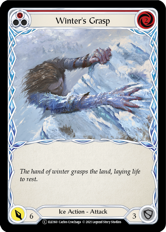 Winter's Grasp (Red) [U-ELE160] (Tales of Aria Unlimited) Unlimited Rainbow Foil