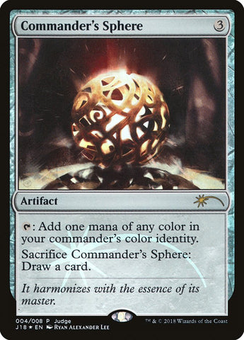 Commander's Sphere [Judge Gift Cards 2018]