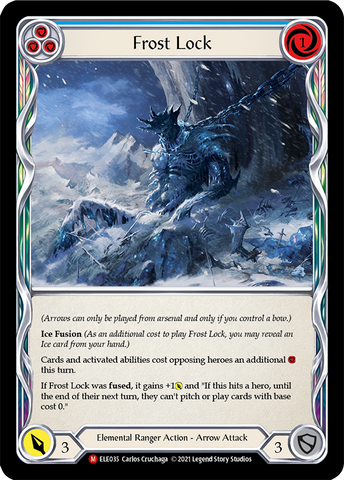 Frost Lock [ELE035] (Tales of Aria) 1st Edition Rainbow Foil
