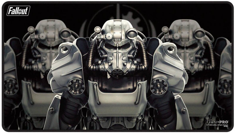 Ultra PRO: Black Stitched Standard Gaming Playmat - Brotherhood of Steel (Fallout)