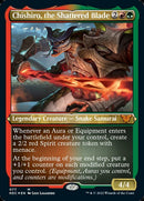 (Thick Stock Display Commander) Chishiro, the Shattered Blade [Kamigawa: Neon Dynasty Commander]