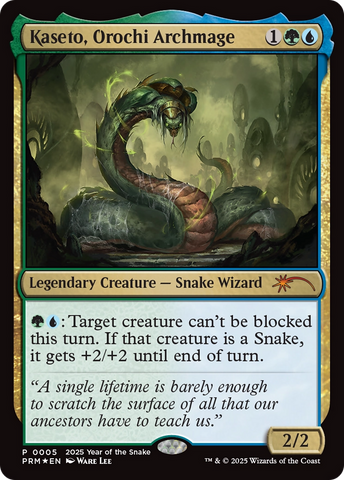 Kaseto, Orochi Archmage (Year of the Snake 2025) [Standard Showdown Promos]