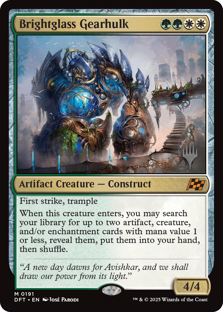 Brightglass Gearhulk [Aetherdrift Promo Pack]