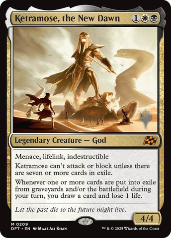 Ketramose, the New Dawn [Aetherdrift Promo Pack]