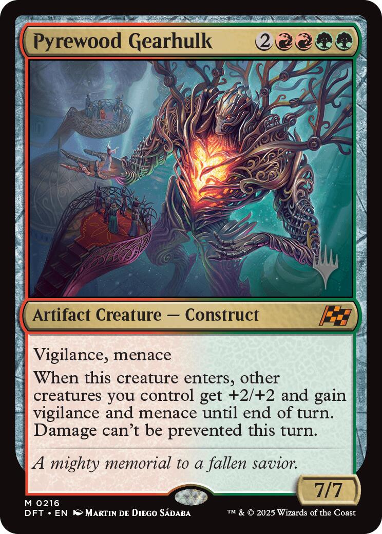 Pyrewood Gearhulk [Aetherdrift Promo Pack]