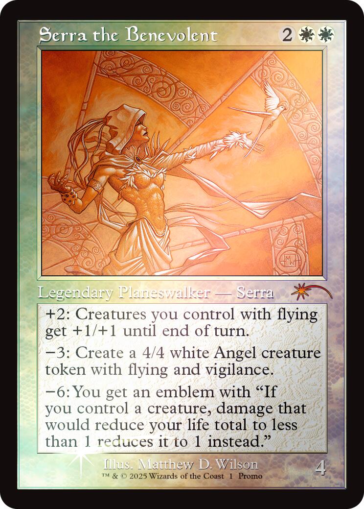 Serra the Benevolent (Retro Frame) [Magicfest Promo]