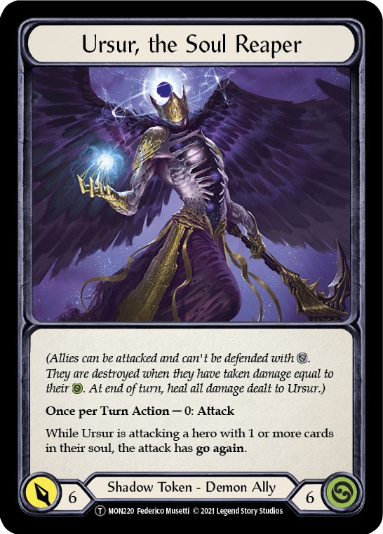 Blasmophet, the Soul Harvester // Ursur, the Soul Reaper [U-MON219 // U-MON220] (Monarch Unlimited) Unlimited Normal