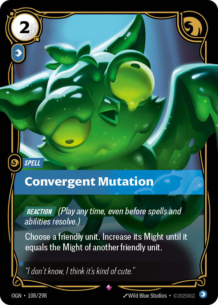 front of card Convergent Mutation [Origins]