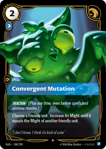 front of card Convergent Mutation [Origins] #108