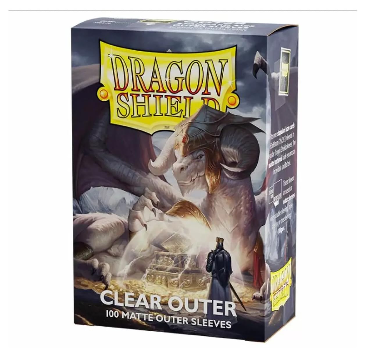 Dragon Shield: 100ct Outer Sleeves - Clear Matte (Standard)