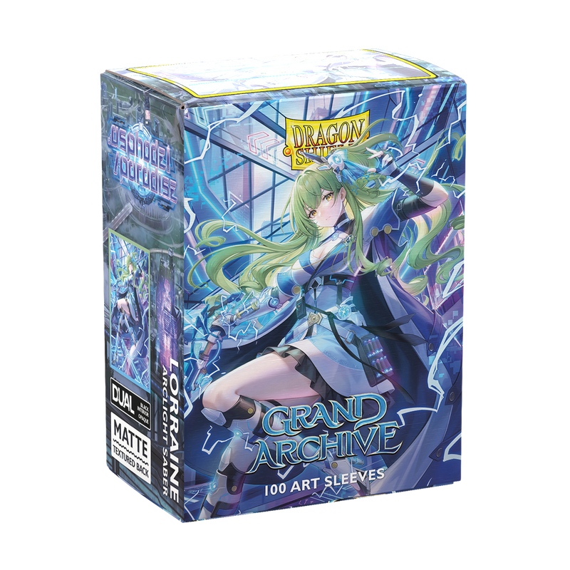 Dragon Shield: Standard 100ct Art Sleeves - Grand Archive (Lorraine, Arclight Saber - Matte)