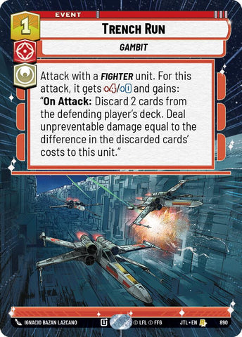 Trench Run (Hyperspace Foil) (890) [Jump to Lightspeed]