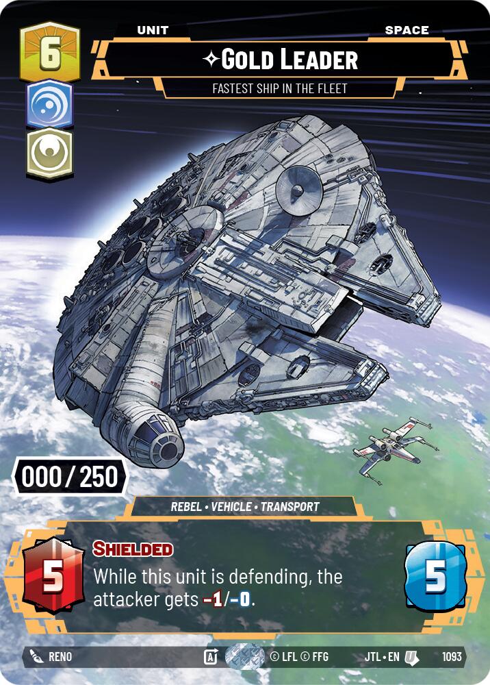 Gold Leader - Fastest Ship in the Fleet (Serialized) (1093) [Jump to Lightspeed]