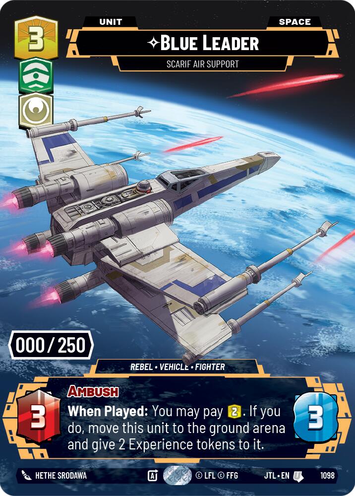 Blue Leader - Scarif Air Support (Serialized) (1098) [Jump to Lightspeed]