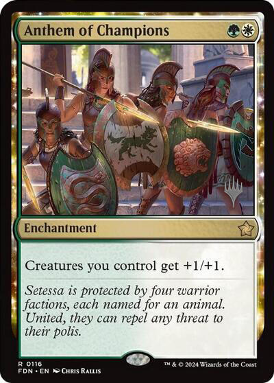 Anthem of Champions (Promo Pack) [Foundations Promo Pack]